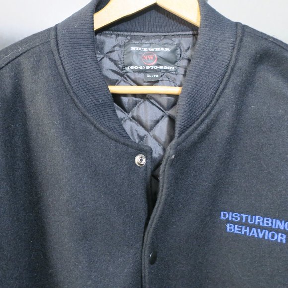 "Disturbing Behaviour" Bomber Jacket - Picture 3 of 7